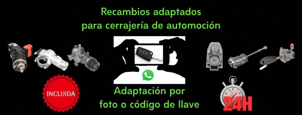 Recambios llaves de coche